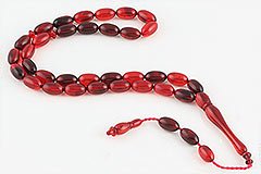 Amber Bakelite Prayer Beads