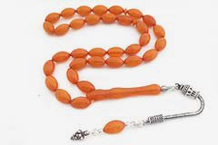 Amber Bakelite Prayer Beads
