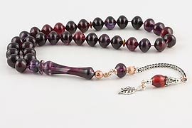 Amber Bakelite Prayer Beads