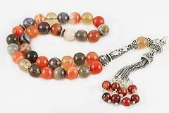 Banded Agate Prayer Beads