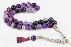 Banded Agate Prayer Beads