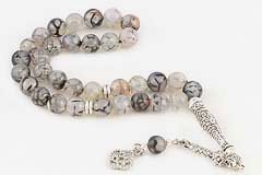 Rutilated Quartz Prayer Beads
